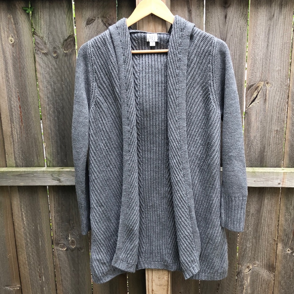 a. new. day Hooded Cardigan